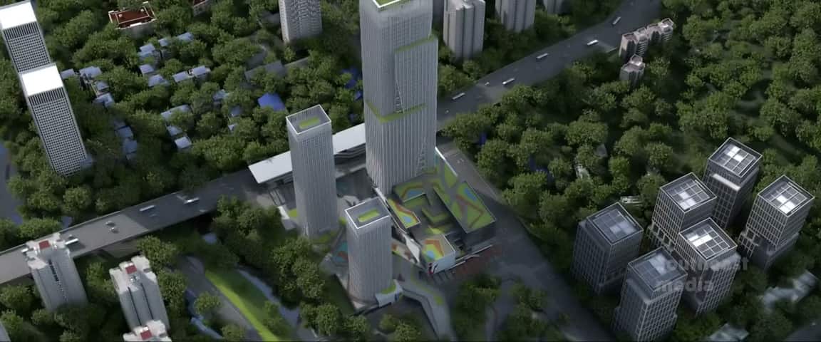 Institutional pre-construction architectural render