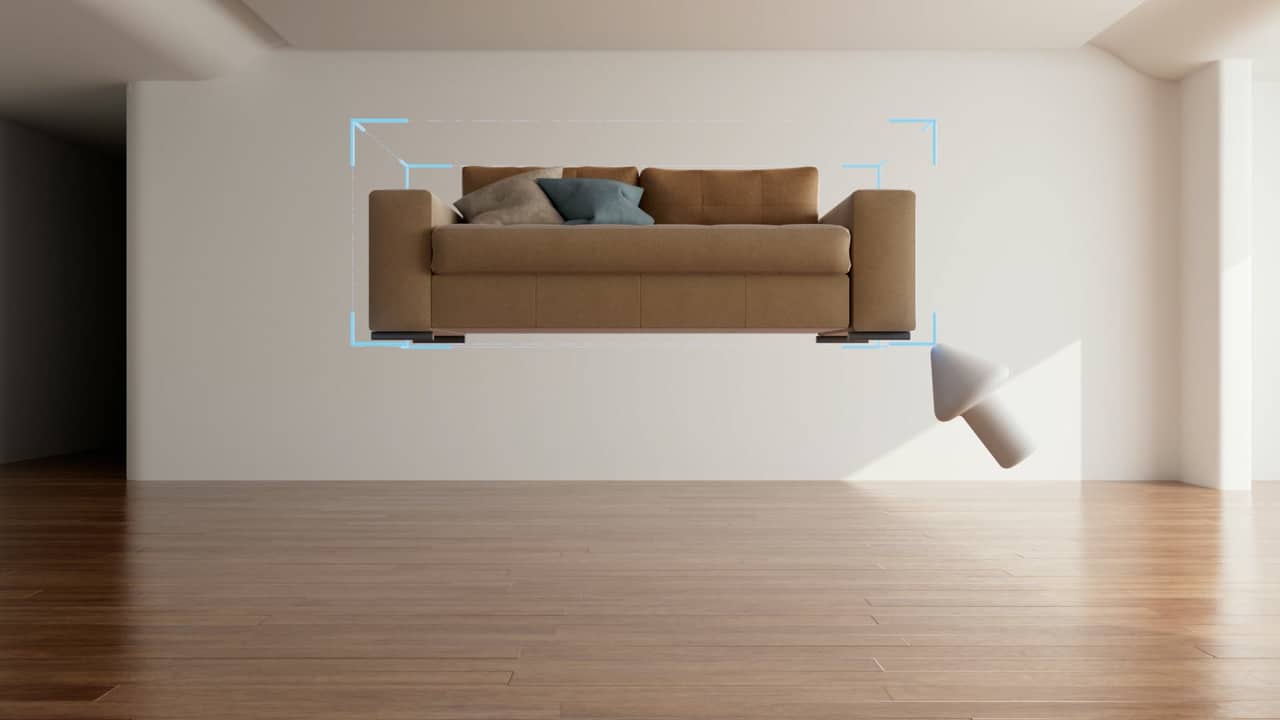 Photorealistic interior render — study 09
