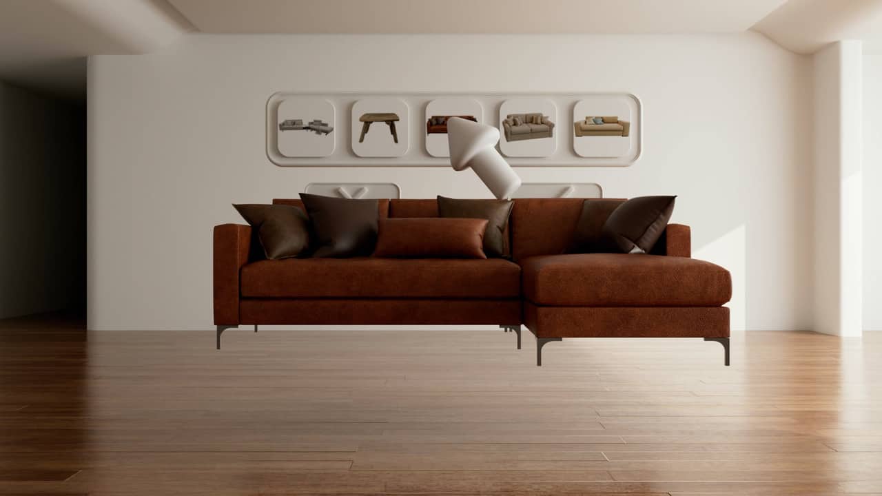 Photorealistic interior render — study 10