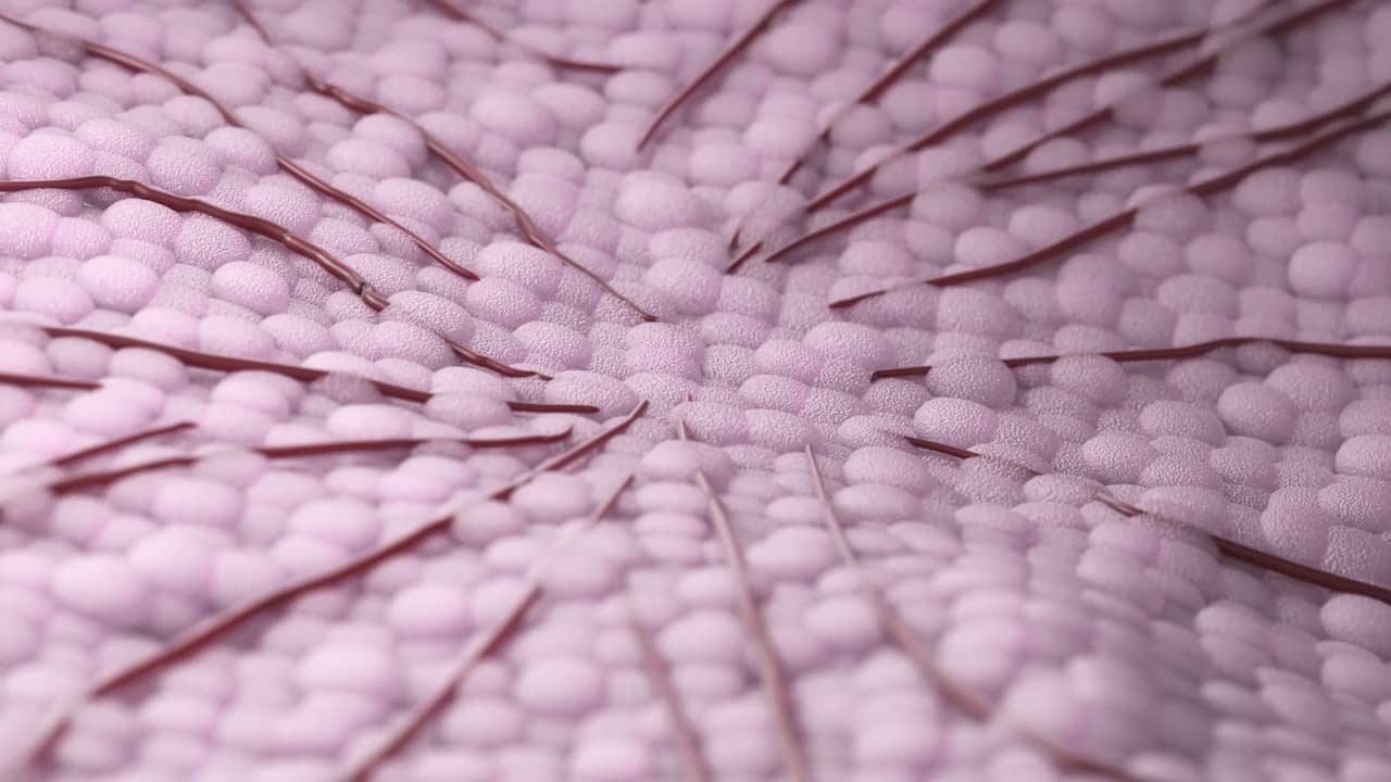 Tumour formation in affected tissue