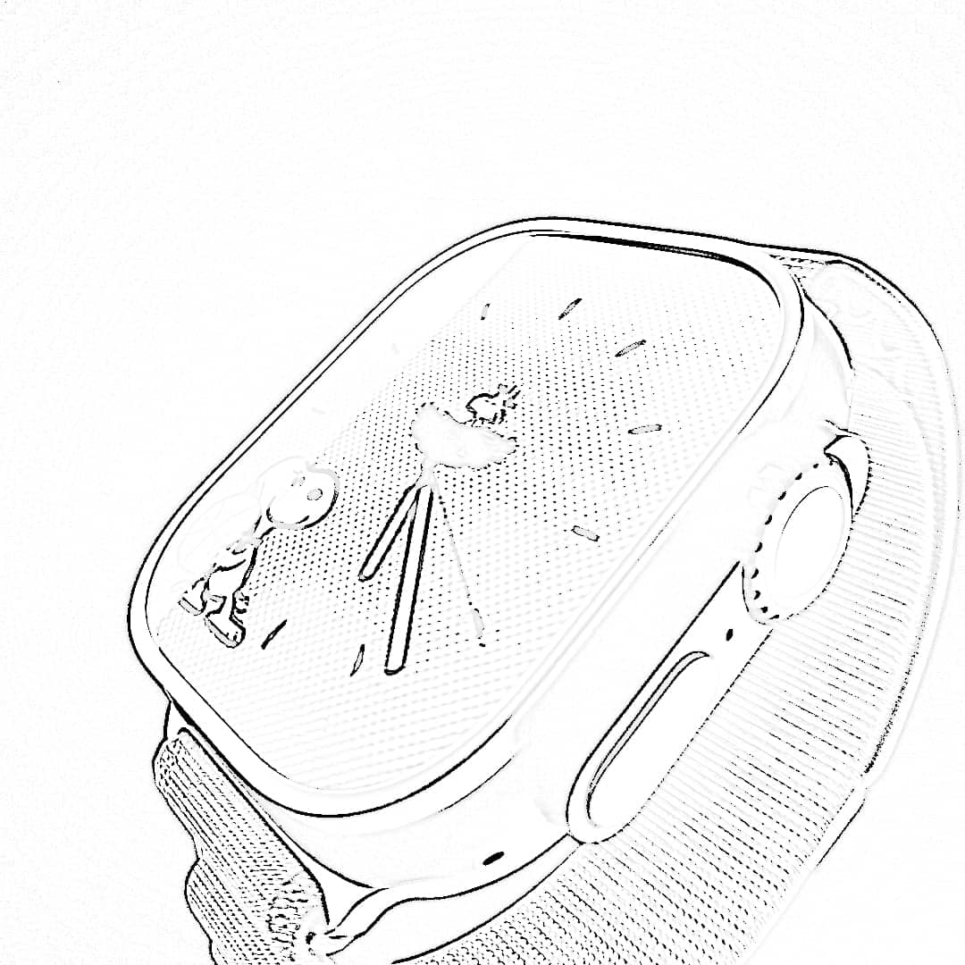 Wearable line pass — pencil frame — frame 04